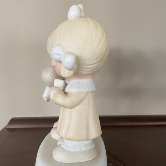 Vintage PRECIOUS MOMENTS  "Rejoicing with You" (Baptism Figurine) - Picture 3 of 8